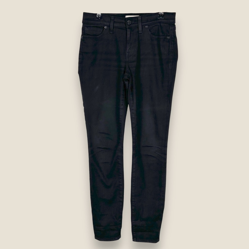 Madewell Skinny Skinny Jeans Black Women's Size 27 Cotton Blend High Rise